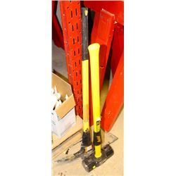 16LB SLEDGE HAMMER AND 5LB PICKAXE
