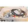 Image 1 : LARGE TOTE OF ASSORTED ELECTRICAL PRODUCTS