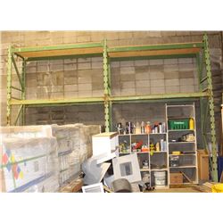 3 SECTIONS OF 8FT HEAVY DUTY PALLET RACKING