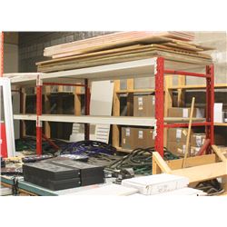 2 SECTIONS OF 8 FT HEAVY DUTY PALLET RACKING