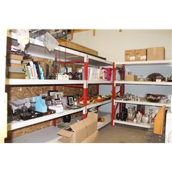 4 SECTIONS OF 8FT HEAVY DUTY METAL PALLET RACKING