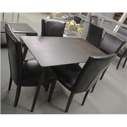 SMALL WOOD DINING TABLE WITH 4 CHAIRS