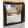 Image 1 : BLACK FRAMED MIRROR 40" X 44"