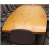 Image 1 : 4 PIECE 18' X 54" BOARDROOM TABLE