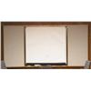Image 1 : WHITEBOARD/PEG BOARD/PROJECTOR SCREEN WITH CABINET