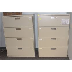 LOT OF 2 LATERAL FILING CABINETS