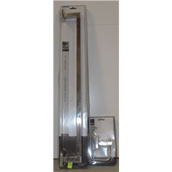 NEW TAYMOR ELECTRA 24" TOWEL BAR AND PAPER HOLDER