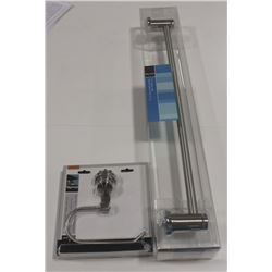 NEW TAYMOR AXIOM 24" TOWEL BAR & PAPER HOLDER
