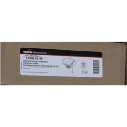 CASE OF NEW PULL CORD CEILING LAMPHOLDERS