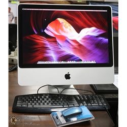 20" APPLE iMAC/8GBRAM/EL CAPITAN OSX INSTALLED/MS OFFICE