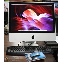 20" APPLE iMAC/8GBRAM/EL CAPITAN OSX INSTALLED/MS OFFICE