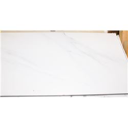 24" X 12" WHITE MARBLE STYLE PORCELAIN TILE