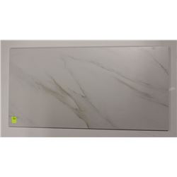 24" X 12" BROWN MARBLE STYLE PORCELAIN TILE (6902)