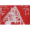 Image 1 : Lea Nikel, Abstract Red Triangle, Serigraph