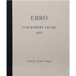 Gudmundur Erro, For Robert Crumb 1973, Portfolio of 12 Lithographs