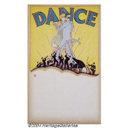 DANCE Poster (All American Posters, 1929).