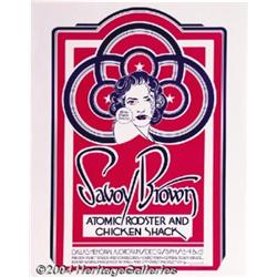 Savoy Brown Signed Poster (Dallas Auditorium, 1971).