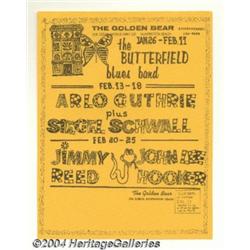 The Golden Bear Handbill (The Golden Bear, 1969).