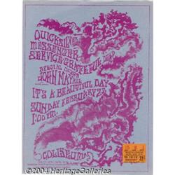 Grateful Dead Handbill and Ticket (Interstate Motor Company, 1970).