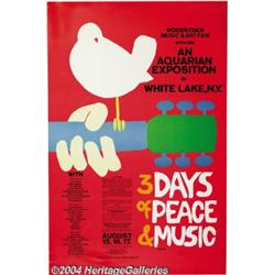Woodstock Poster (Woodstock Inc., 1969).