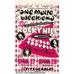 Stevie Ray Vaughan and Double Trouble - Concert Poster (Bill Narum, 1979).