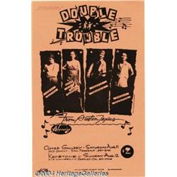 Stevie Ray Vaughan and Double Trouble Handbill (Calico Press, 1979).