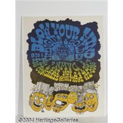 The Thingies - Concert Poster, "Blow Your Mind!" (Vulcan Gas Co, 1967).