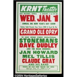 Mel Tillis Poster (Smokey Smith Presents, 1964).