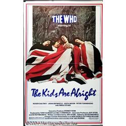The Who - "The Kids Are Alright" Movie Poster (New World, 1979).