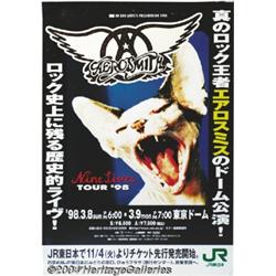 Aerosmith - Japanese Concert Poster (1998).