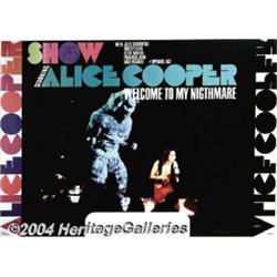 Alice Cooper - Concert Poster (1975).