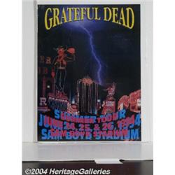Grateful Dead - Las Vegas Concert Poster (1994).