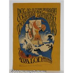 Country Joe and the Fish - New Year's Eve Family Dog Concert Poster #41 (1966).