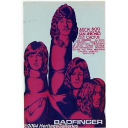 Badfinger - Concert Poster (Concerts Unlimited, 1972).