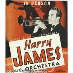 Harry James Signed Window Card.