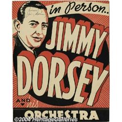 Jimmy Dorsey Signed Window Card.