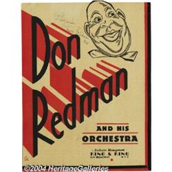 Don Redman Signed Window Card.