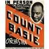 Image 1 : Count Basie Signed Window Display Card - Also signed by James Rushing.