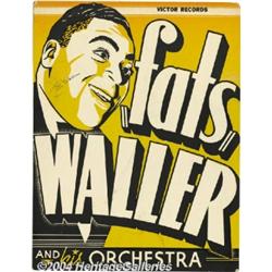 Fats Waller Signed Window Card.