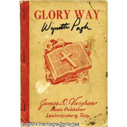 Two Hymnals Belonging to Tammy Wynette (signed Wynette Pugh)