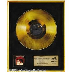 Ronnie Milsap Gold Record.