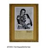 Image 1 : Johnny Cash-June Carter Cash Signed 8 x 10 Black and White Photograph with Handwritten Recipe.
