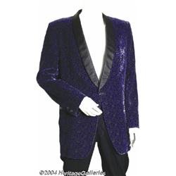Johnny Horton Blue Velvet Tuxedo Jacket