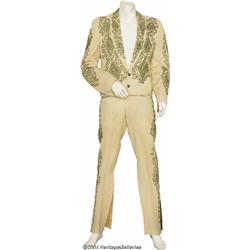 Buck Owens Two-Piece Turk Designed Outfit and Record.