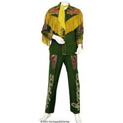 Two Wilburn Brothers Two-Piece Outfits Designed by Nudie.