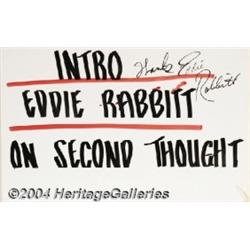 Signed Cue Cards from "Nashville Now"