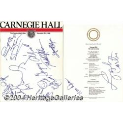 Yard Birds and Carnegie Hall Autographs.