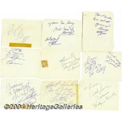Autographs by Chuck Berry, Little Richard, Bill Haley and many more.