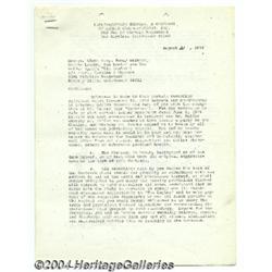 Eagles - Signed Agreement (1974).