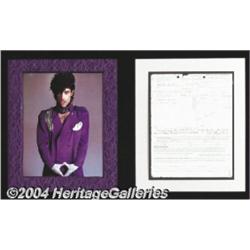 Prince Emergency Out-Patient Record Signed with Full Name!